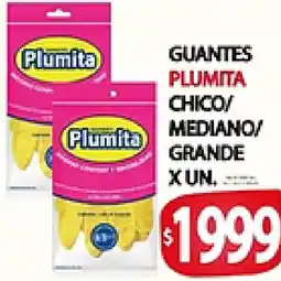 Supermercados Becerra Plumita guantes oferta
