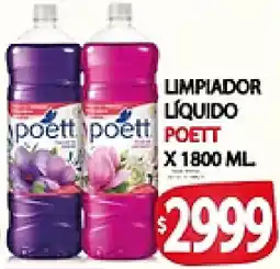 Supermercados Becerra Poett limpiador líquido oferta