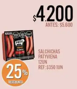 Supermercados Todo Paty salchichas patyvienna oferta