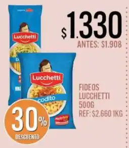 Supermercados Todo Lucchetti fideos codito oferta