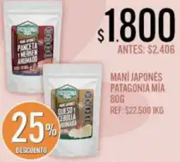 Supermercados Todo Patagonia mia mani japonés oferta