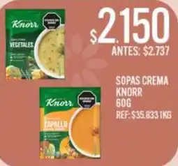 Supermercados Todo Knorr sopas crema oferta