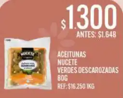 Supermercados Todo Nucete aceitunas verdes descarozadas oferta