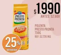 Supermercados Todo Presto pronta polenta oferta