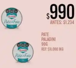 Supermercados Todo Paladini pate de foie oferta