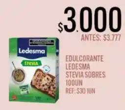 Supermercados Todo Ledesma edulcorante stevia sobres oferta