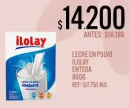 Supermercados Todo Ilolay leche en polvo entera oferta