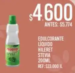 Supermercados Todo Hileret edulcorante liquido hileret stevia oferta