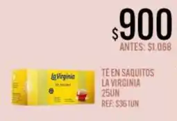 Supermercados Todo La virginia té en saquitos oferta