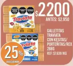Supermercados Todo Traviata galletitas con kesitas porteñitas/rex oferta
