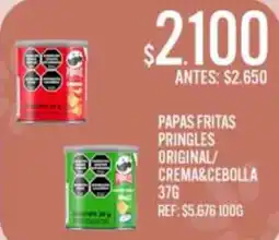 Supermercados Todo Pringles papas fritas original/crema&cebolla oferta