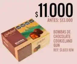 Supermercados Todo Cookieland bombas de chocolate oferta