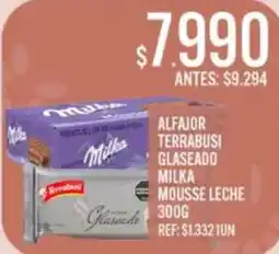 Supermercados Todo Milka alfajor terrabusi glaseado oferta