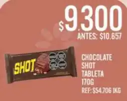 Supermercados Todo Shot chocolate shot tableta oferta