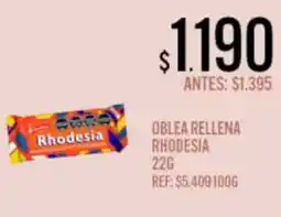 Supermercados Todo Rhodesia oblea rellena oferta