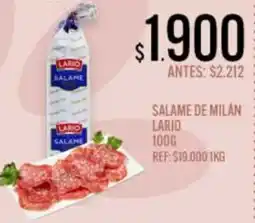 Supermercados Todo Lario salame de milán oferta