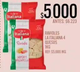 Supermercados Todo La italiana ravioles jamon y mizarella oferta