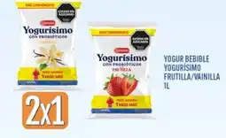 Supermercados Todo Yogurísimo con probióticos frutilla/vainilla oferta