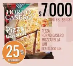 Supermercados Todo Horno casero pizza de mozzarella oferta