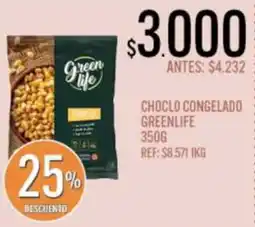 Supermercados Todo Green life choclo congelado oferta