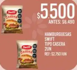 Supermercados Todo Swift hamburguesas tipo casera oferta
