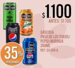 Supermercados Todo Paso de los toros/pepsi/mirinda oferta