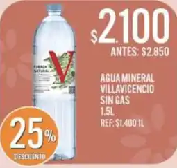 Supermercados Todo V agua mineral villavicencio oferta