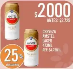 Supermercados Todo Amstel lager oferta