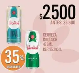 Supermercados Todo Grolsch cerveza oferta