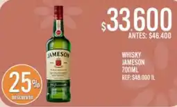 Supermercados Todo Jameson whisky oferta