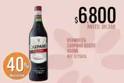 Supermercados Todo Carpano vermouth carpano rosso oferta