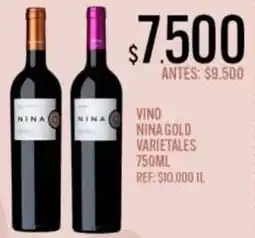 Supermercados Todo Nina vino gold varietales oferta
