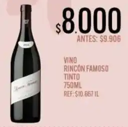 Supermercados Todo Vino rincón famoso tinto oferta