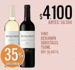 Supermercados Todo Benjamin vino varietales oferta