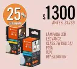Supermercados Todo Ledvance lampara led class 7w cálida/ fría oferta
