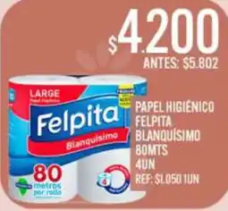 Supermercados Todo Felpita papel higiénico oferta