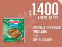 Supermercados Todo Virulana esponja de bronce oferta