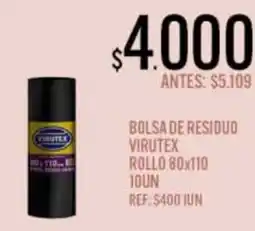 Supermercados Todo Virutex bolsa de residuo oferta