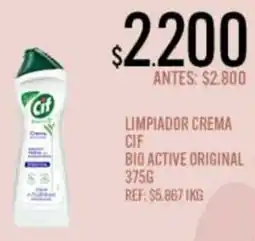 Supermercados Todo Cif limpiador crema bio active original oferta