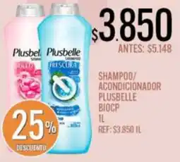 Supermercados Todo Plusbelle shampoo/ acondicionador oferta