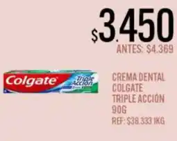 Supermercados Todo Colgate crema dental triple acción oferta