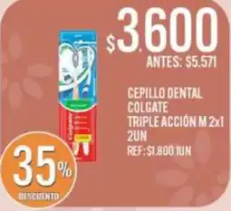Supermercados Todo Colgate cepillo dental triple acción oferta