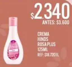 Supermercados Todo Hinds crema rosa plus oferta