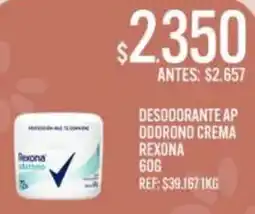 Supermercados Todo Rexona desodorante ap odorono crema oferta