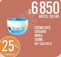 Supermercados Todo Nivea crema face cuidado oferta