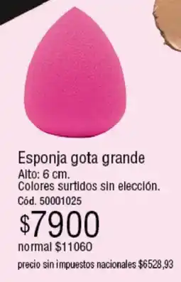 Millanel Cosmética Esponja gota grande oferta