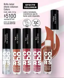 Millanel Cosmética Colors brillo labial efecto volumen oferta