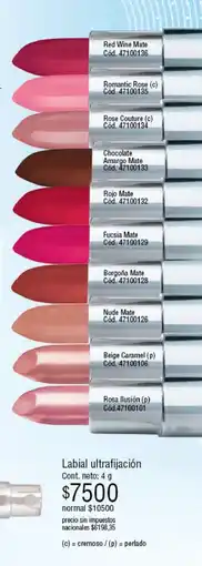 Millanel Cosmética Labial ultrafijación oferta