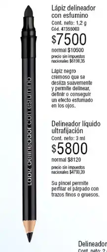 Millanel Cosmética Millanel lapiz delineador con estumino oferta