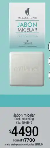 Millanel Cosmética Millanel care jabón micelar oferta